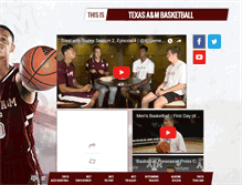 Tablet Screenshot of basketball.aggieathletics.com
